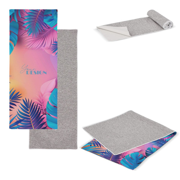Sneldrogende handdoek R-PET 30x80cm sublimatie