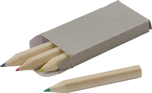 Houten mini potlodenset Kai
